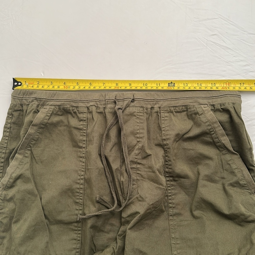 Anthropologie x Velvet Misty Holly green pull-on drawstring lightweight pants - Picture 9 of 15